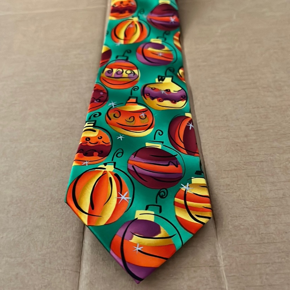 J. Garcia Christmas necktie